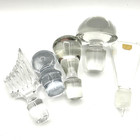 5 Vintage Heavy Clear Glass Decanter Stopper Replacements