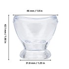 2 Pcs Glass Eye Wash Cup Clear Flush Portable Washing Kit For   