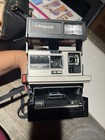 Vintage Polaroid Sun 600 Lms Instant Film Camera W strap Lights Up 
