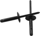 50pcs Black Aluminum Tri-fold Exploding Pop Rivets 3 16 Large Flange 3 16  x1 