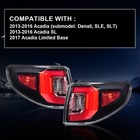 Led Tail Lights Assembly Rear Brake Lamps  Fit For Gmc Acadia 2013 2014 2015 201