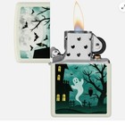 Zippo Lighter  Spooky Halloween Design   Glow In Dark 48727  27