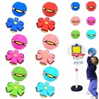 Children s Bouncing Ball Magic Flying Saucer Bouncy Ball 3 Light Interactive Toy