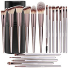 Makeup Brush Set 18 Pcs Premium Synthetic Makeup Brushes With Black Case 