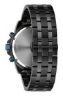 Bulova Men s Marine Star Chronograph Date Quartz Black Blue Watch 44mm 98b410