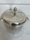 Vintage Silver Plated Ice Bucket With Tongs Wine Bottle Cooler Chiller Holder