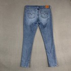 Levi s Jeans Womens 31  fits 33  Blue 711 Skinny Stretch Mid Rise Denim Cotton