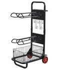 Rolling Saddle Rack Cart With Wheel  Horse Tack Dolly Heavy Duty Horse Equipment