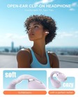 Jzones Open Ear Clip Wireless Earbuds Bluetooth 5 4 Lightweight Comfort Sports B