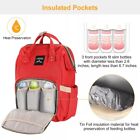 Mummy Maternity Nappy Diaper Bag Large Capacity Baby Nursing Travel Backpack Lot