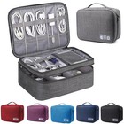 Waterproof Cable Organizer Bag Electronic Accessories Travel Storage Case Pouch