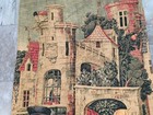 French Tapestry  Vintage Goblin  Medieval Pictorial Wall Hanging 2x3 Ft