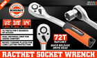 1 4  3 8  1 2  Drive Ratchet Socket Wrench Handle 72 Tooth Quick-release Spanner