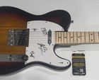 Fleshwater Band Signed Electric Guitar Marisa Shirar Anthony Didio 4x Jsa Coa