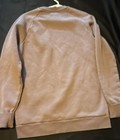 Adidas Originals Men s Brown Crewneck Fleece Pullover Sweatshirt Logo M