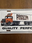 Metal Preston The 151 Line License Plate  preston Trucking  Preston Maryland
