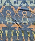 Vtg Beacon   Camp Blanket  Pictorial Indian Native American