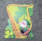 Lot Of 6 Vtg St  Patrick s Day Die Cut Cutout Decorations Leprechauns Pot O Gold