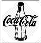 Vintage Coca Cola Bottle Logo  Airbrush  Art  Painting  Template Stencil 