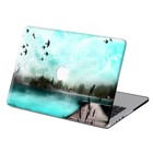 Mint Blue Pattern Rubberized Anti-scratch Hard Case Cover For Macbook Pro Air 
