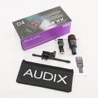 1 Pack Audix D4 Hypercardioid Dynamic Instrument Microphone Bundle New