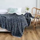Throw Blanket 50    60 Inch  540 Gsm Ultra Soft Thick Fuzzy Sherpa Fleece