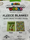 Universal Studios Super Nintendo World Yoshi Fleece Blanket 50x60
