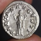 Roman Empire Denarius Ancient Silver Coin Gordian Iii 241ad Pietas Avgvsti Ch Vf