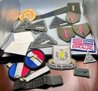 Vietnam War - Modern 1st Infantry Division  2nd Armor  National Guard Patches