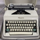 Vintage 1965 Olympia Sm8 Portable-pica Typewriter case-types