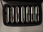 Hohner Blues Band Harmonica  7-pack  With Harmonica Holder