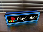 Playstation Inspired Led Sign 11  - Classic Logo Light - Gaming Wall Decor