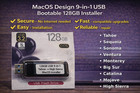 128gb Usb 9-in-1 Macos Bootable Installer Repair Recovery Tech Support Service
