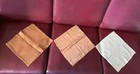 Lot 3 Vintage Hand-stitched Cotton Pillowcases Square W  Mirror Accents  India