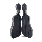 1 2 Size Cello Case Carbon Fiber Hard Shell Cello Box With Wheels   Backstraps 