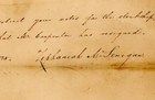1825 Handwritten Letter Lancaster Pa Signed Zephaniah M Lenegan Anti Masonic