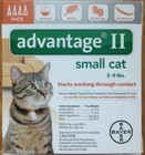 Advantage Ii 5-9 Lbs Flea Drops Topical Treatment Medicine For Cat Cats 4 Months