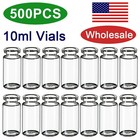 1000pcs 10ml Headspace Vials Clear Glass Bottle 20mm Crimp Top Flat Bottom Hplc