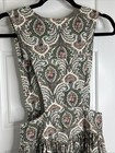 Vintage High Neck Full Bib Apron  Handmade  Cottagecore  Granny  Floral
