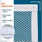 Stair Banister Guard 15x3ft  Baby Safety Net  Balcony Mesh  Pearl White