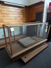 Antique Flat-glass Retail Oak Display Case  3