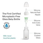 Munchkin Bond Silicone Coated Glass Baby Bottles - Anti-colic Feeding System Wit