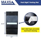 Maxsa 37356 Park Right 21  X 11  X 2  Parking Mat Yellow