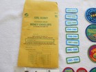 Vintage 80 s-90 s Girl Scout Brownie Patches Badges  Pins  Etc - Lot Of 52