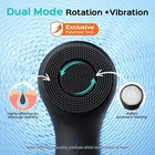  Fbs03 Face Scrubber Facial Cleansing Brush  Patented Design  Black