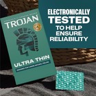 Trojan Thin Latex Condoms 36 Count Lubricated Premium Protection