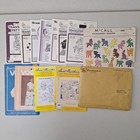 Huge Vintage Lot Of Hot Iron Transfers Aunt Martha s Pritty Pinch Mixed Lot 40s 
