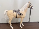  Vintage Marx   Johnny West And Thunderbolt Horse Action Figure Set 
