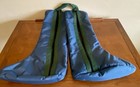 Tally Ho Fleece Lined Blue Green Equestrian Tall Zippered Boot Bag