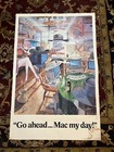 Vintage 2 Piece 1980s Apple Macintosh Computer Posters